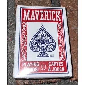 Maverick Poker Standard Playing Cards Red Blue 2018
